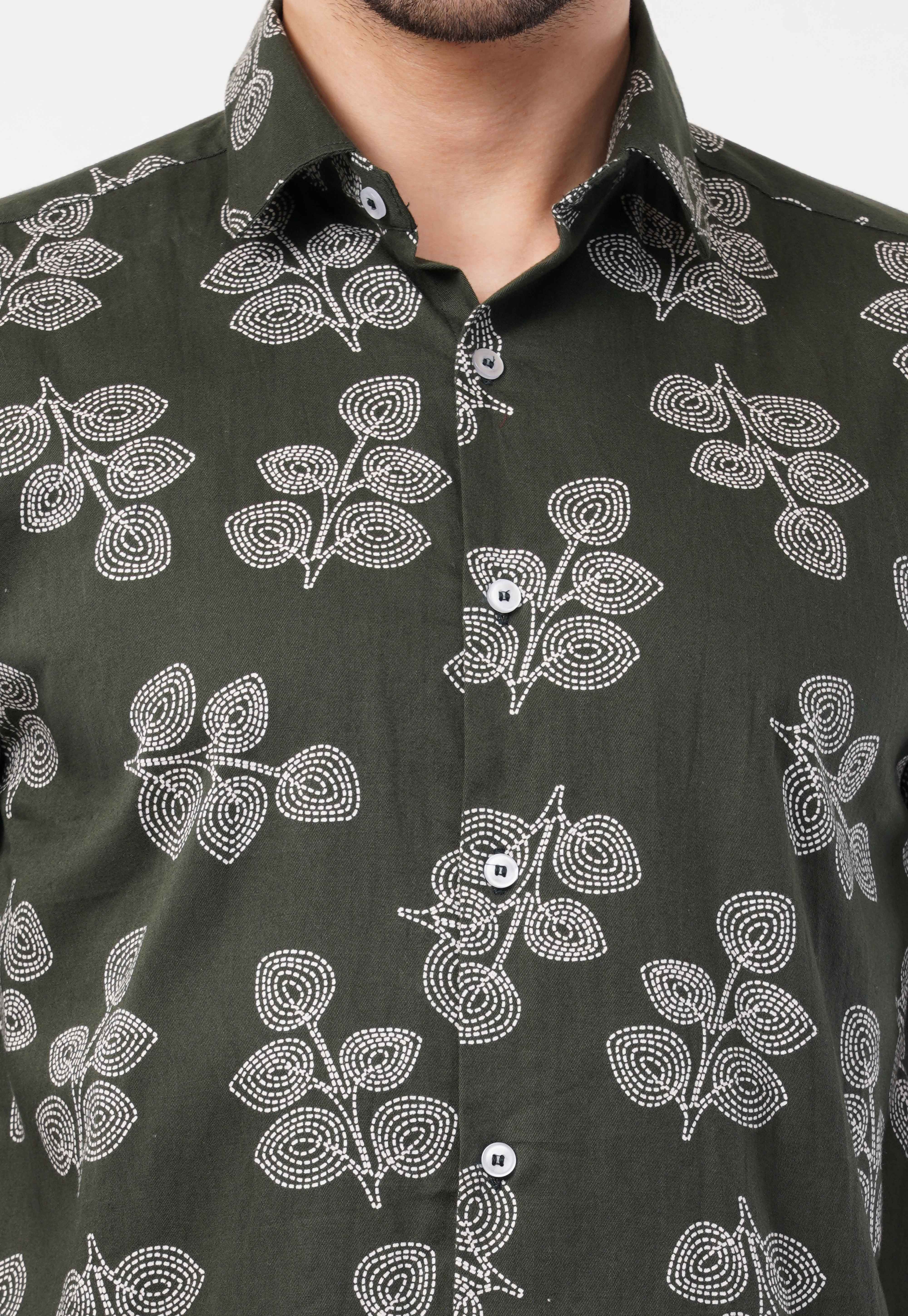 Olive Full Sleeve Shirt